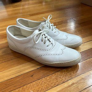 Leather Wingtip Sneakers
